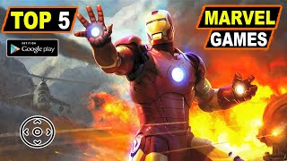 TOP 5 Marvel Games for Android 2023 | CONSOLE GAMES ON MOBILE - ULTRA HD GRAPHICS! screenshot 2