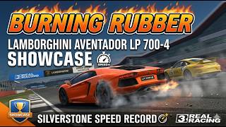 Burning Rubber Lamborghini Aventador LP 700-4 Showcase Silverston Speed Record Real Racing 3 screenshot 3