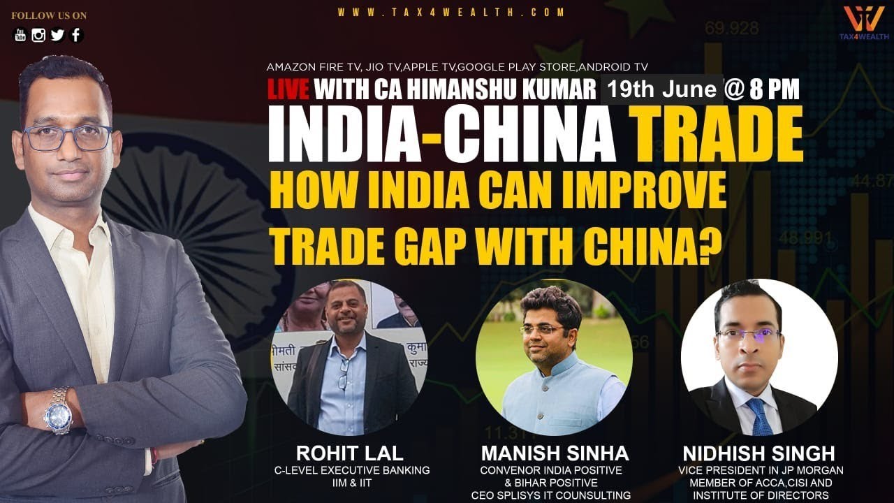 Watch live at 8:00 PM : Is Boycott of Chinese Goods The only way to Tackle The Trade Gap