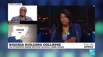 Children trapped as building collapses in Nigerian commercial capital of Lagos