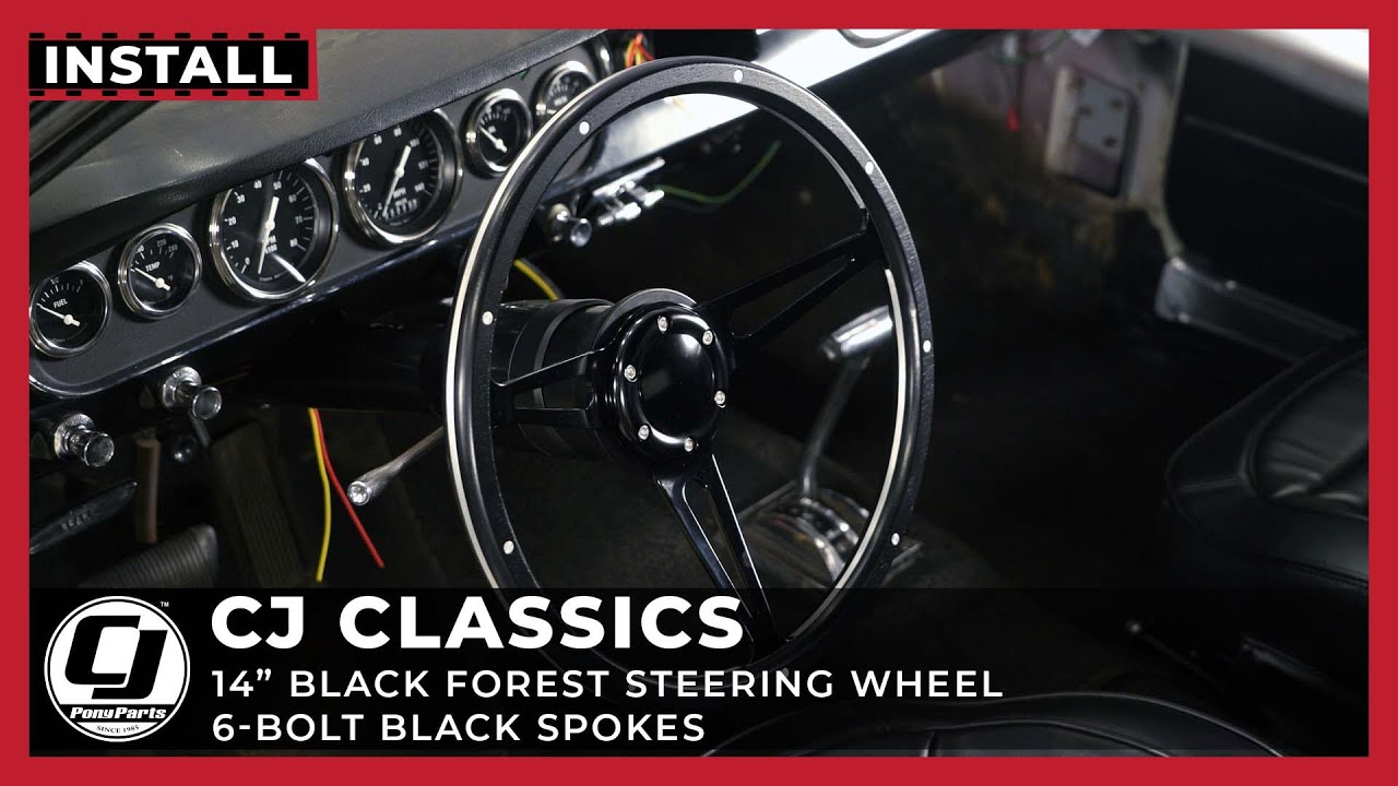 CJ Classics Steering Wheel Black Forest 14