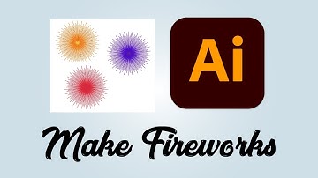 How to make fireworks in Adobe Illustrator