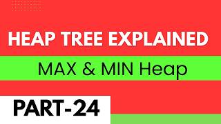 Heap Data Structure One Shot | Types, Max Heap, Insertion & Heapify
