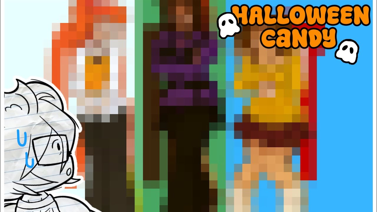 Turning POPULAR Candies into CUTE GIRLS! (HALLOWEEN THEMED) 