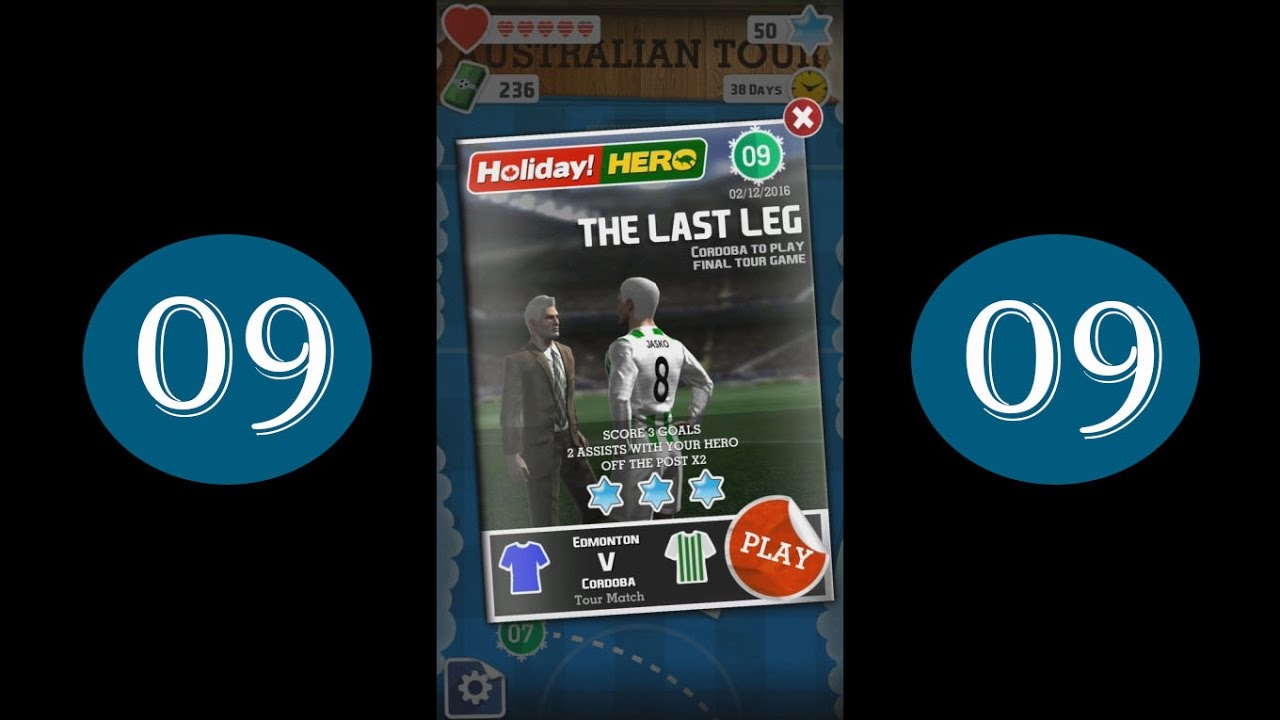 Score Hero Holiday Hero - Level 9 - 3 stars