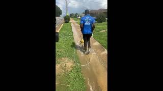 Pressure Washing Job In a STORM 😳 screenshot 5