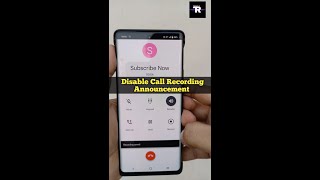 How to disable call recording announcement | Disable call recording announcement in Google Dialer screenshot 2