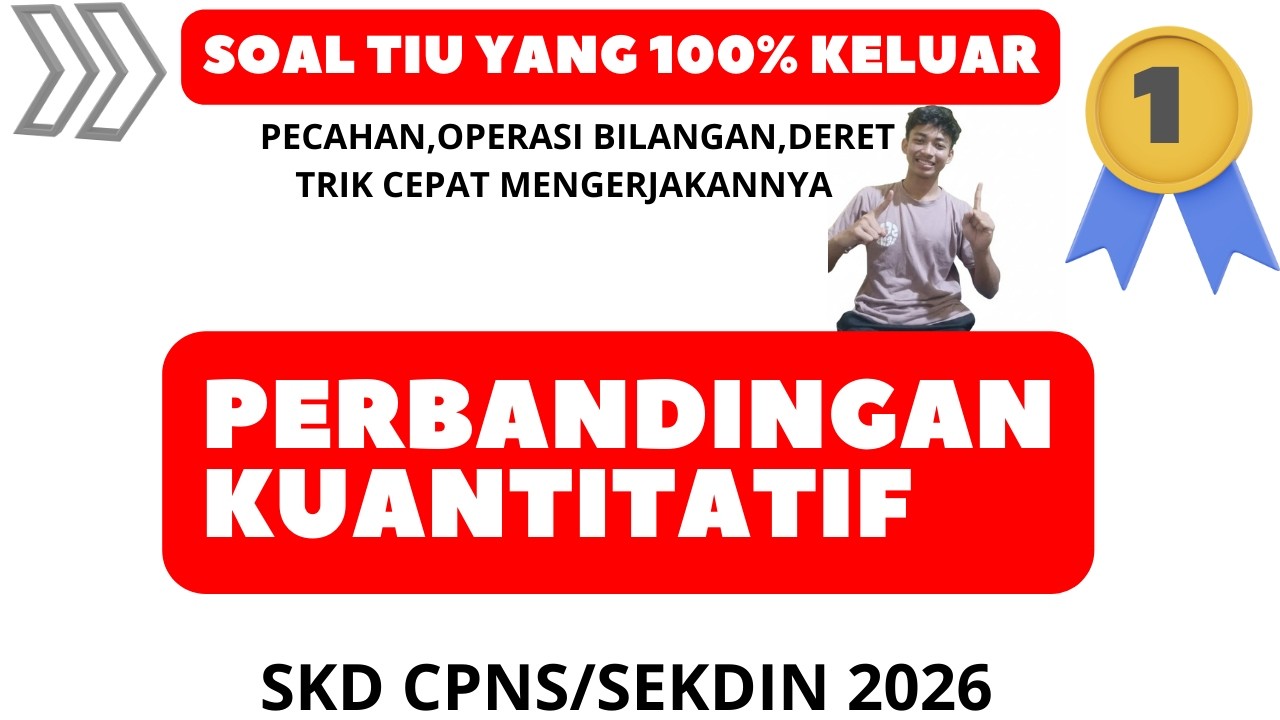 SOAL TIU 100% KELUAR DI TES SKD CPNS/SEKDIN 2026