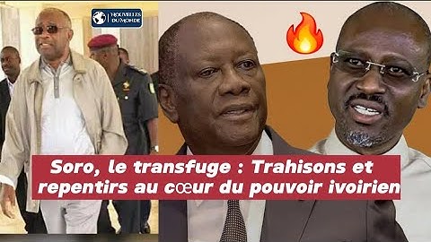 🔥🚨🌍Politique ivoirienne : Les aveux explosifs de Guillaume Soro