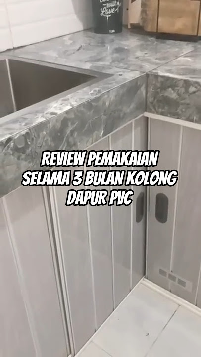 Review of Using PVC Kitchen Cabinets for 3 Months #kitchencabinet #pvc