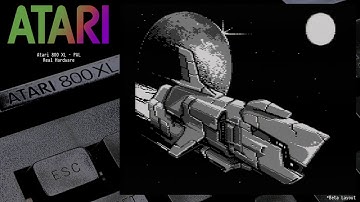 Atari 800 XL PAL - Real Hardware! - Some Demo as testing purpose for Twitch