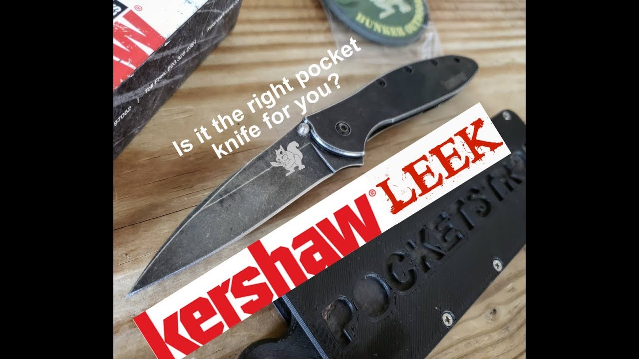Kershaw Leek Long Term Table Top Review - YouTube