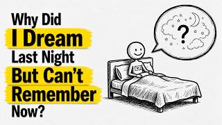 Why you can't remember your dream last night?