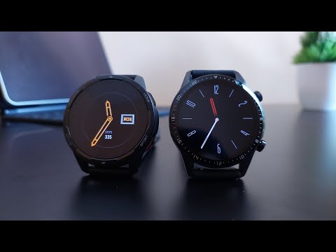 side by side: Xiaomi Watch S1 Active vs Huawei Watch GT 2 46mm