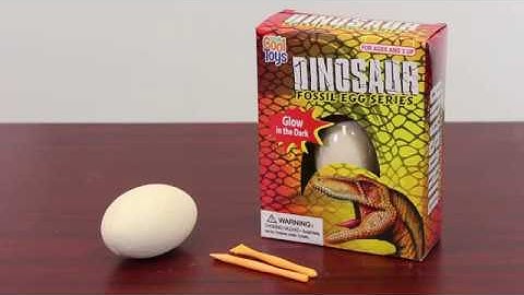 Glow-in-the-Dark Dinosaur Fossil Egg