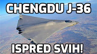 2. Test Let Kineskog Borbenog Aviona 6. Generacije J-36 2Nd Test Flight Of Chinese 6Th Gen Fighter