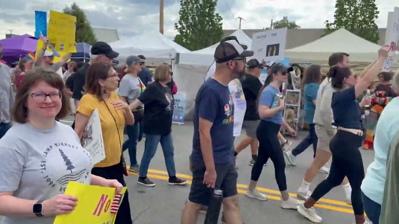 No Kings Rally in Little Rock, Arkansas - October 18, 2025