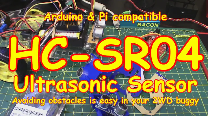 #103 HC-SR04 Ultrasonic Obstacle Avoidance and Range Finder (fun!)