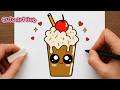 Cute Chocolate Milkshake Drawing..????❤️