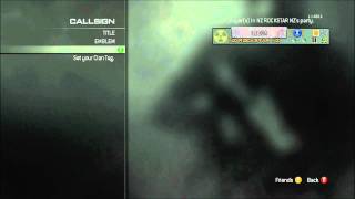 MW3- Buttons In Clan Tag Glitch (In-game tutorial!) AFTER PATCH!!