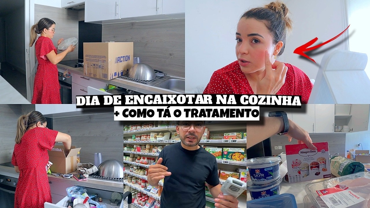 ENCAIXOTANDO PARTE DA COZINHA,COMO TÁ O TRATAMENTO DO ROACUTAN e muito mais❤️ - Bruna Paula