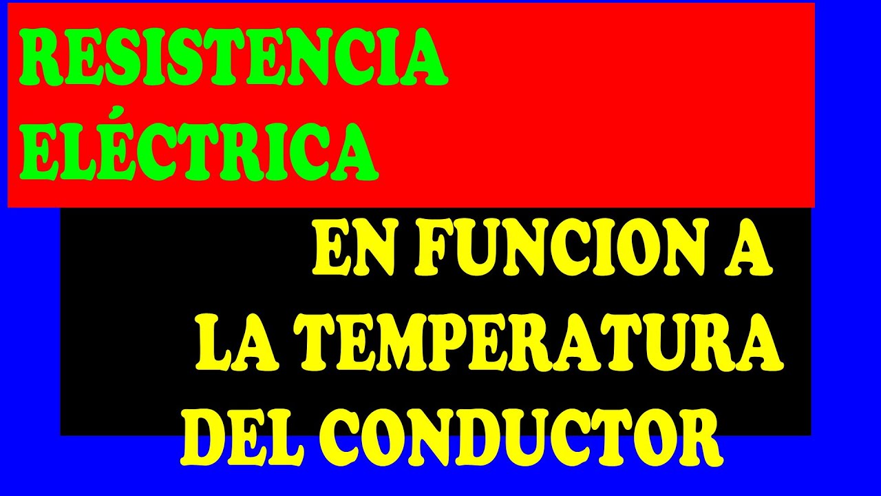 ⚠️⚡️⚠️⚡️Variación de la resistencia eléctrica de un conductor con la