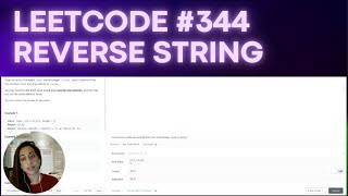 Reverse String problem - Leetcode #344 - Python - Two Pointer Method