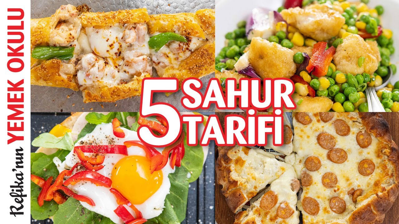 Sahurluk Tarifler | Sahurda Yapılabilecek 5 Pratik Yemek | Sahurda Tok Tutan Yiyecekler