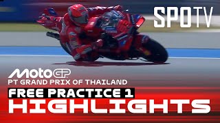 motogp Pt Grand Prix Of Thailand  Motogp Fp1