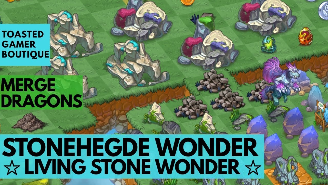Merge Dragons Stonehenge Wonder The Stone Wonder Dragon Power Tip And Tricks Youtube