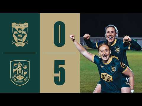 HIGHLIGHTS | York City 0-5 Huddersfield Town Women — football highlights