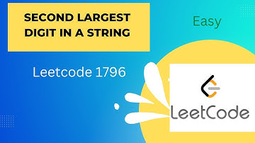1796. Second Largest Digit in a String || In Java || Leetcode || Easy #leetcode