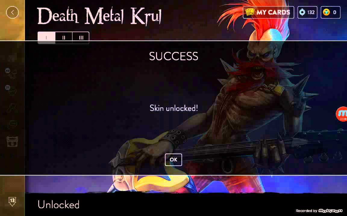 Unlocking tier 1 skin for krul finally!!