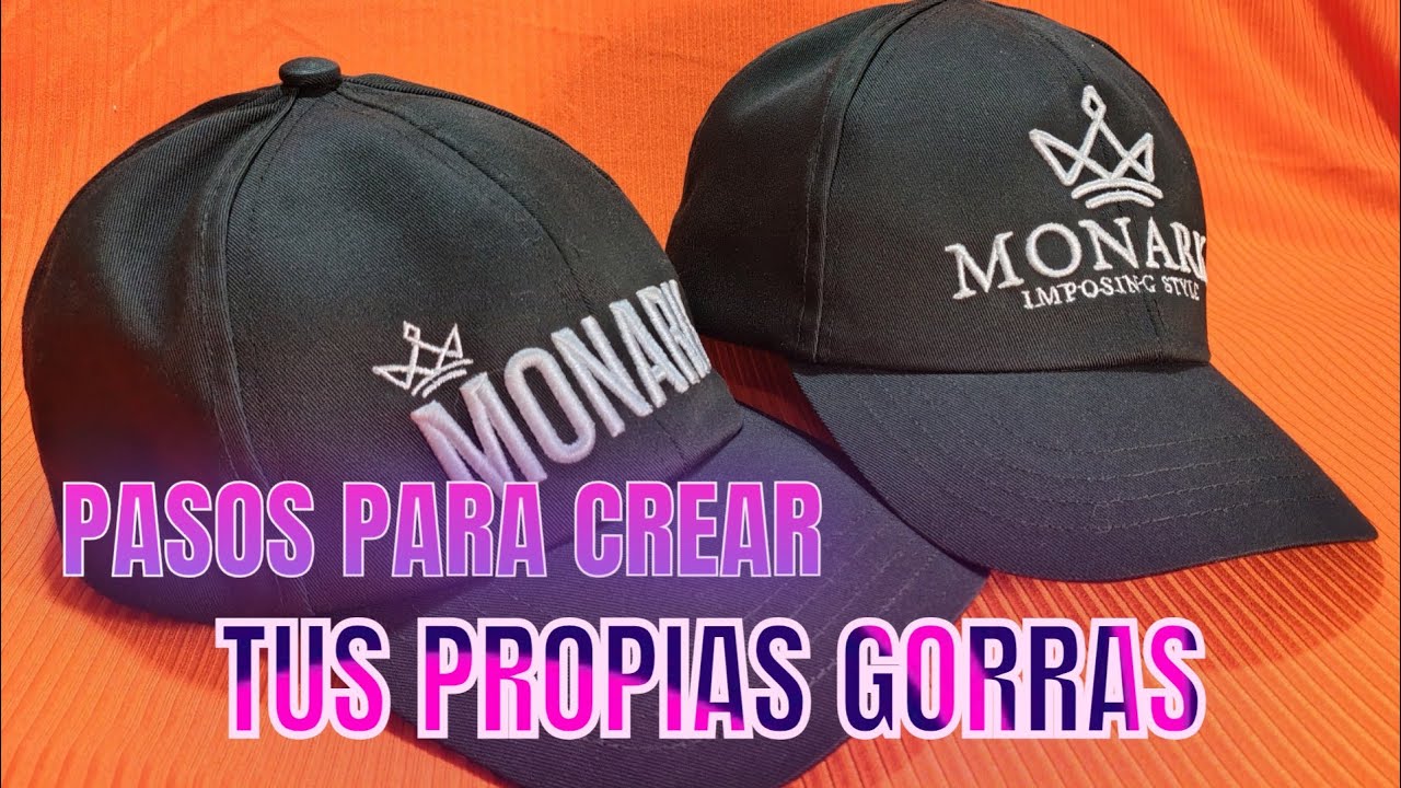 Confección de gorra pasos fáciles que puedes realizar,parte  # 2 terminación