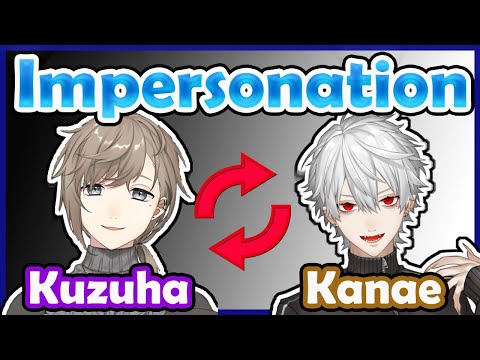 【ChroNoiR】Kanae imitate Kuzuha and Kuzuha imitate Kanae【ENGsub】