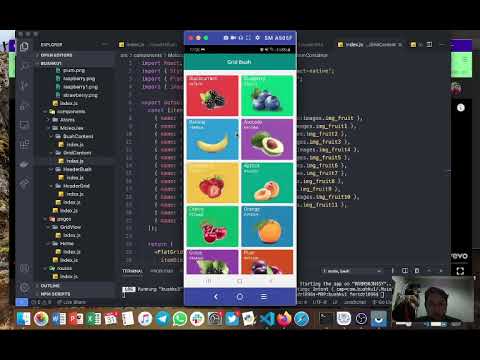 ListView dan GridView React Native