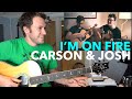 Video thumbnail of "Guitar Teacher REACTS: Carson McKee & Josh Turner - I'm On Fire (Bruce Springsteen Cover)"