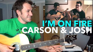 Video thumbnail of "Guitar Teacher REACTS: Carson McKee & Josh Turner - I'm On Fire (Bruce Springsteen Cover)"