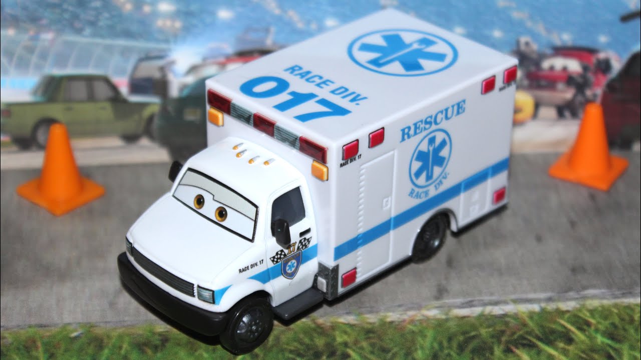 Mattel Disney Cars Morgan Martins - Piston Cup Florida 500 Ambulance (New China Small Variant) 2026
