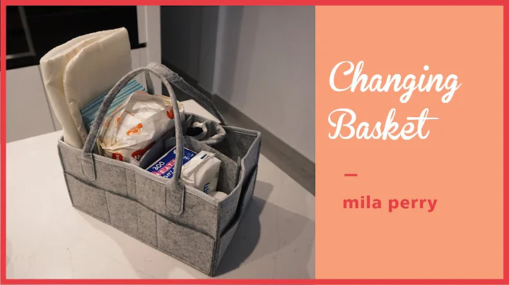 Organise Changing Station Basket With Me