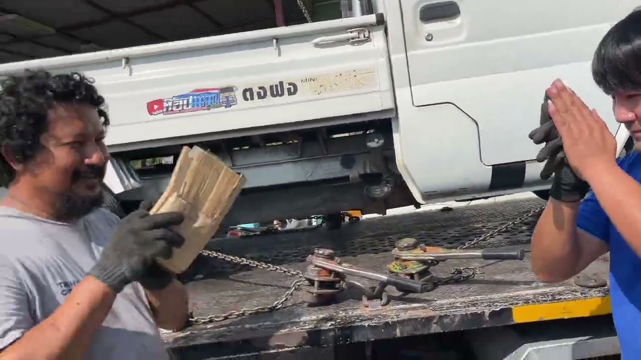 มารับเจ้าจิป่อกลับมหาสารคามแล้วครับ อู่ช่างเก่งรถยกออโต้