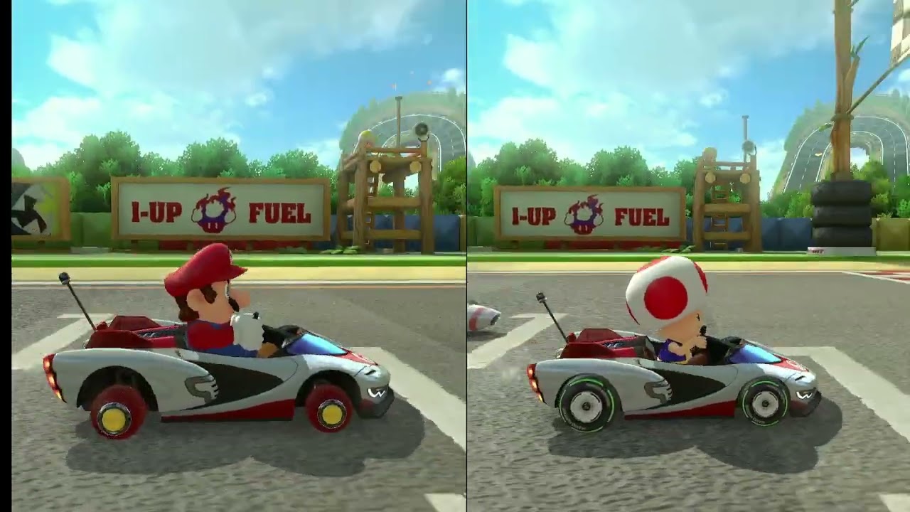 Mario Kart 8 Delux Old School Switch Style !!!