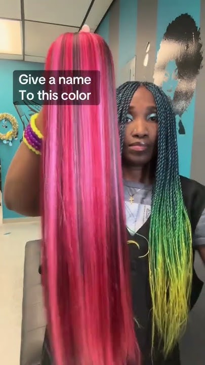  Hair braid color blend - YouTube