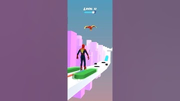Spider Man Skates Run Gameplay Walkthrough | All levels | Android,ios mobile | update #shorts games