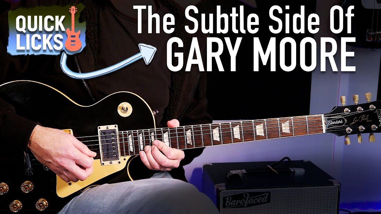 Плавная, мягкая и потрясающая фразировка - Гари Мур - Quick Licks 16