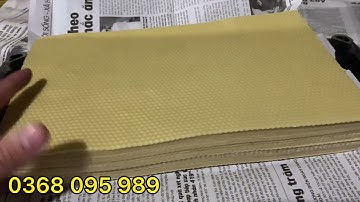 Chân tầng ong nội tiêu chuẩn làm bằng sáp nguyên chất! LH: 0368 095 989