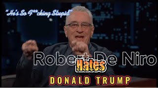 Robert De Niro says Donald Trump “is so f**cking stupid” on Jimmy Kimmel Live #youtube #trending