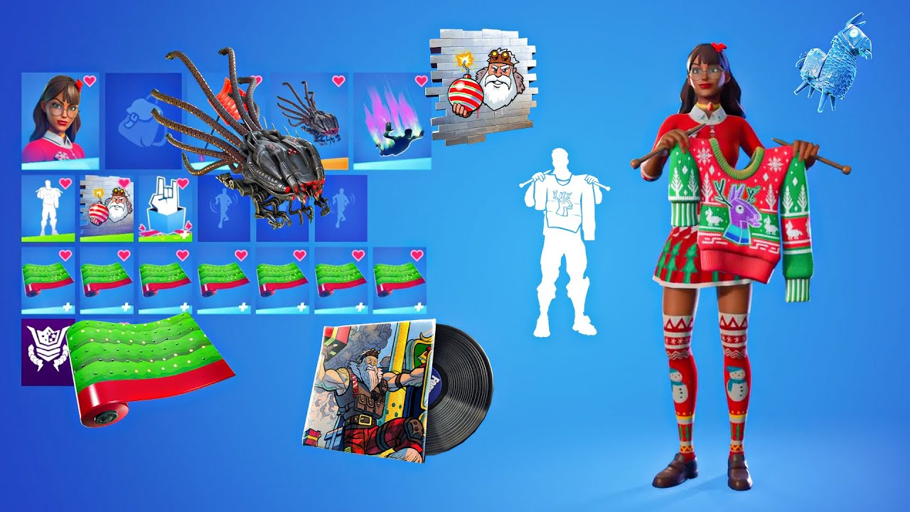 All Winterfest Presents & Challenges FREE REWARDS! - Fortnite Winterfest 2021