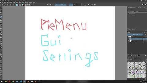[Krita plugin] Pie Menu - GUI Settings
