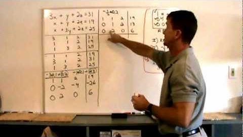 Gaussian Elimination with back substitution